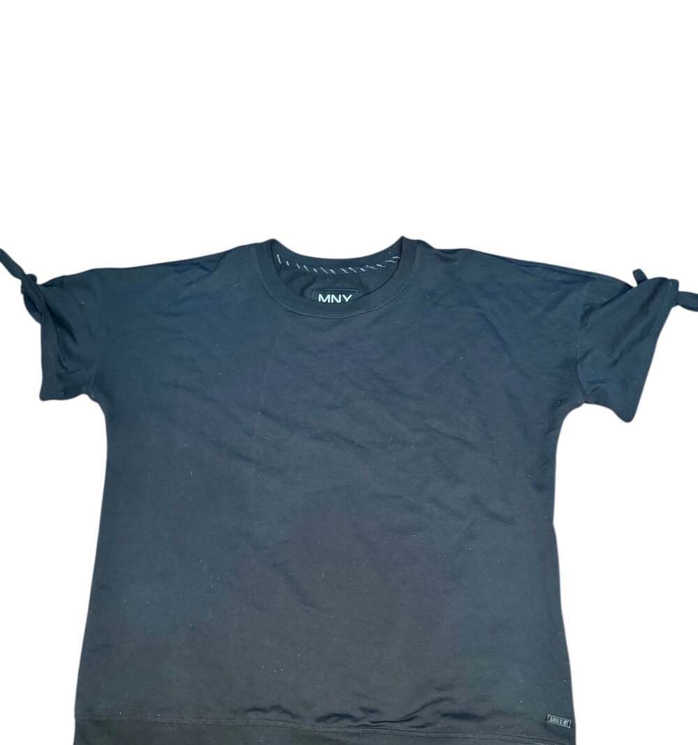 Marc New York Performance MNY Women Black Short Sleeve Athleisure Top Medium
